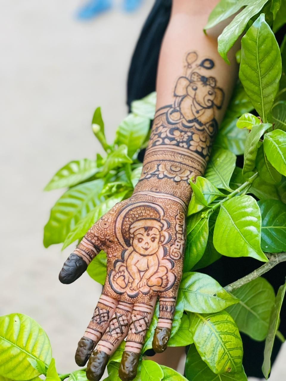 Baby Shower Henna Art